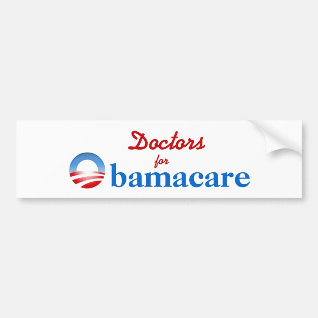Doctors for Obamacare Bumper Sticker (Front)