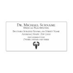 Doctors Healthcare Professionals DIY caduceus Self-inking Stamp