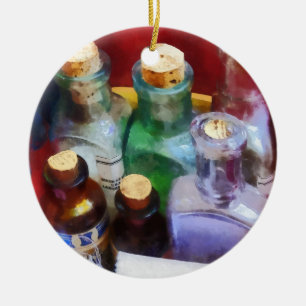Doctors - Medicine Bottles and Bandages Ceramic Ornament