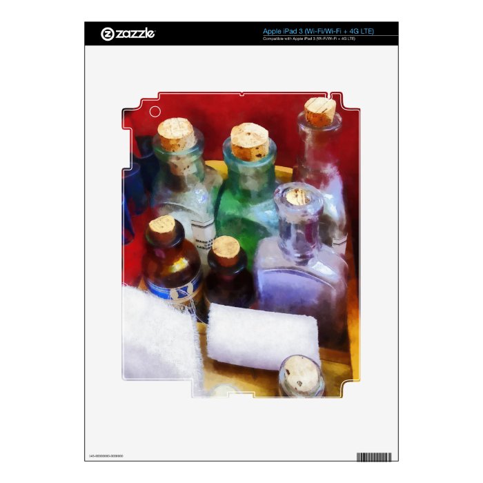 Doctors   Medicine Bottles and Bandages iPad 3 Skins