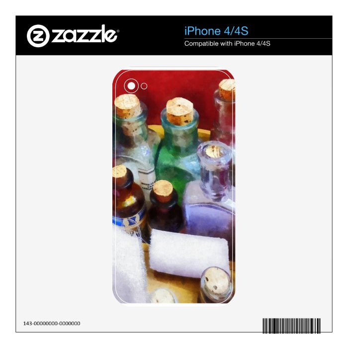 Doctors   Medicine Bottles and Bandages Skin For The iPhone 4