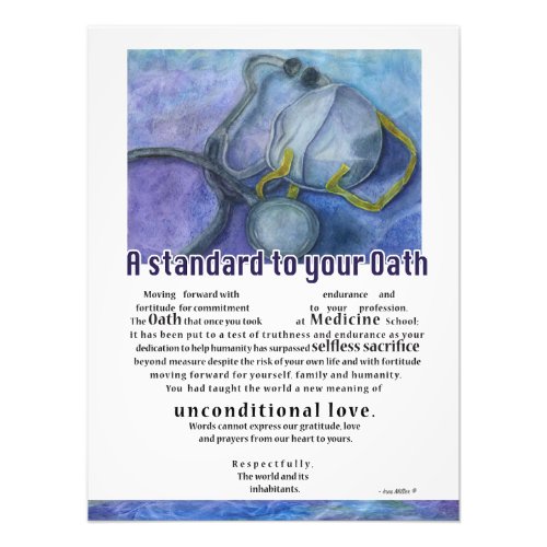 Doctors nurses Health Practitioners Gratitude Photo Print