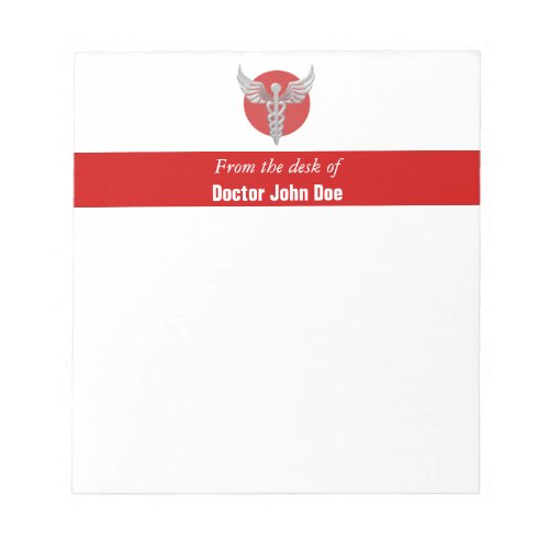 Doctors nurses prescription medication notepad