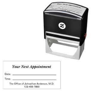 Doctor's Office Italics Your Next Appointment Self-inking Stamp