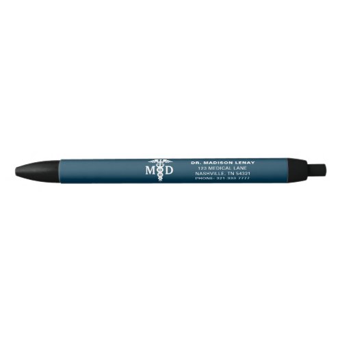 Doctors Office Promotional Business Custom Black Ink Pen