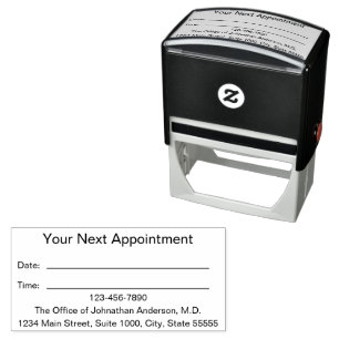 Doctor's Office Your Next Appointment Reminder Self-inking Stamp