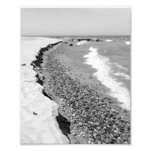 Doctors Park Beach, Lake Michigan, Milwaukee, WI Photo Print