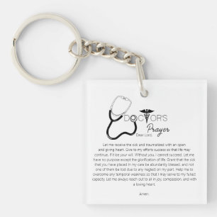 Doctors Prayer Keychain