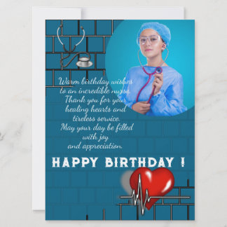 Doctor's stylish birthday card