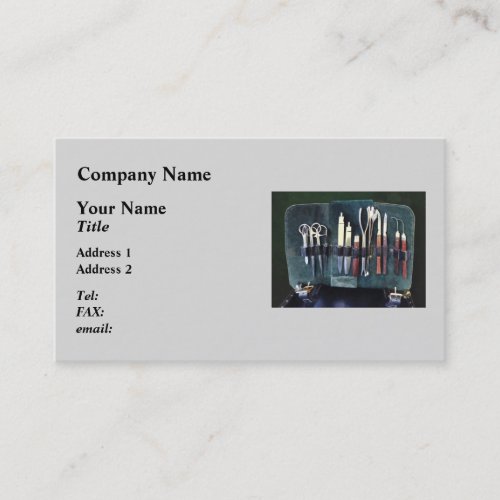 Doctors _ Surgical Instruments Ci Business Card