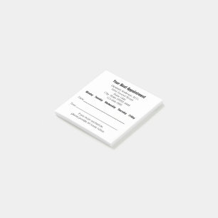 Doctor's Your Next Appointment Reminder (White) Post-it Notes