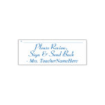 [ Thumbnail: Document Review & Custom Name Rubber Stamp ]