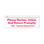 [ Thumbnail: Document Review + Educator Name Rubber Stamp ]