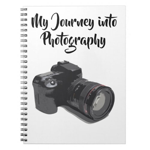 Document your Journey Modern Digital Camera Notebook