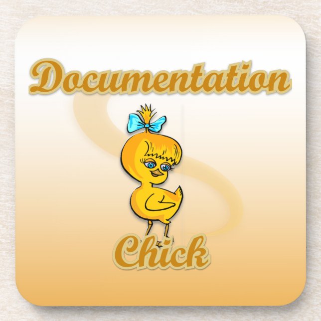 Documentation Chick Beverage Coaster (Front)