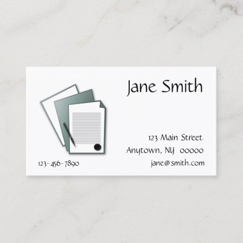 Documents Business Card