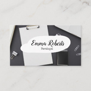 Documents Pink Law Lawyer Paralegal Business Card