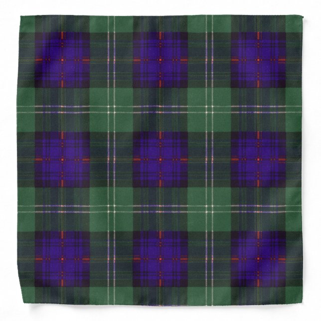 Dodds clan Plaid Scottish kilt tartan Bandana (Front)