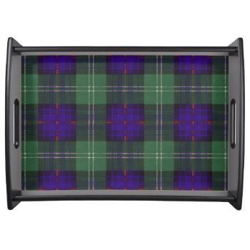 Dodds Clan Plaid Scottish Kilt Tartan Serving Tray by TheTartanShop at Zazzle