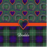 Dodds clan Plaid Scottish kilt tartan Statuette<br><div class="desc">A lovely design based on the real Scottish tartan</div>