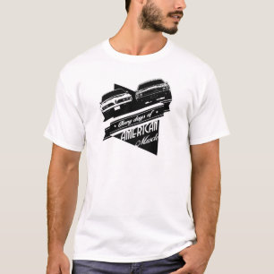 Dodge Challenger and Pontiac Trans Am Muscle cars T-Shirt