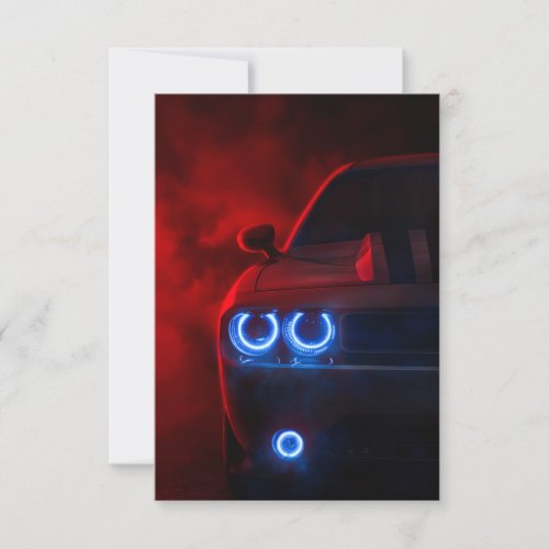 Dodge Challenger Invitation