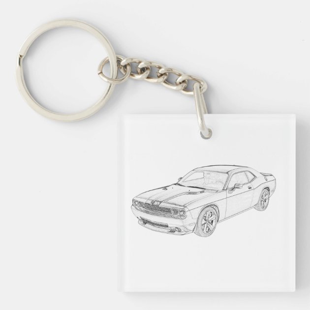 Dodge deals challenger keychain