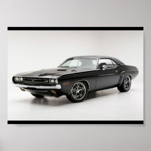 Dodge Challenger RT 1971 Poster