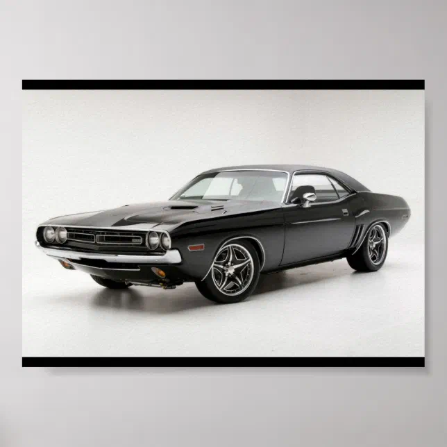 Dodge Challenger RT 1971 Poster | Zazzle