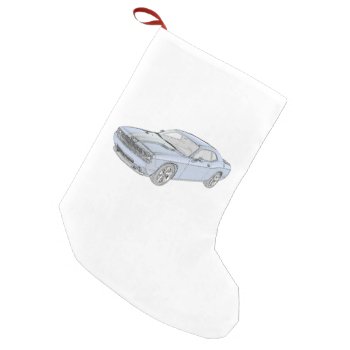 Dodge Challenger Small Christmas Stocking by PNGDesign at Zazzle