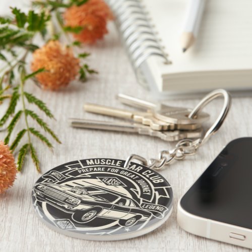 Dodge Charger, car,Acrylic keyring
