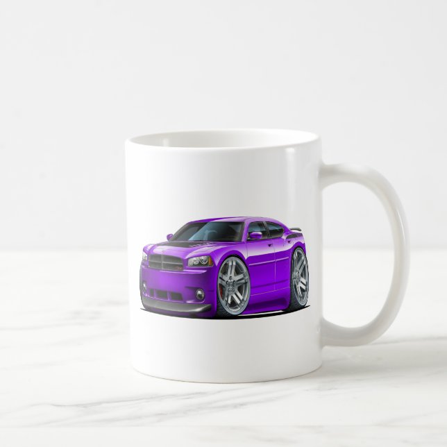 Dodge Charger Daytona Purple Car Coffee Mug (Right)