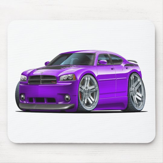 Dodge Charger Daytona Purple Car Mouse Pad