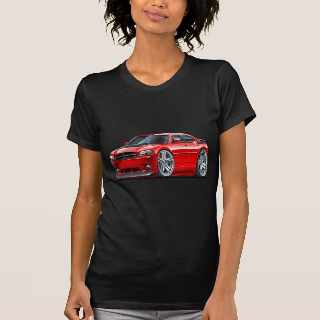 Dodge Charger Daytona Red Car T-Shirt (Front)
