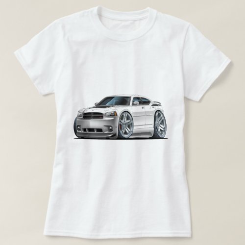 Dodge Charger Daytona White Car T-Shirt