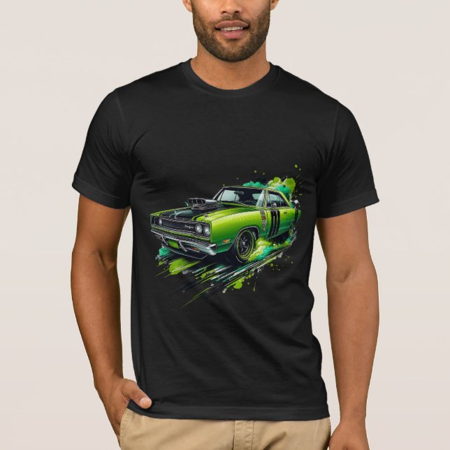 Dodge Charger Muscle Car - Men's T-Shirt (Front)
