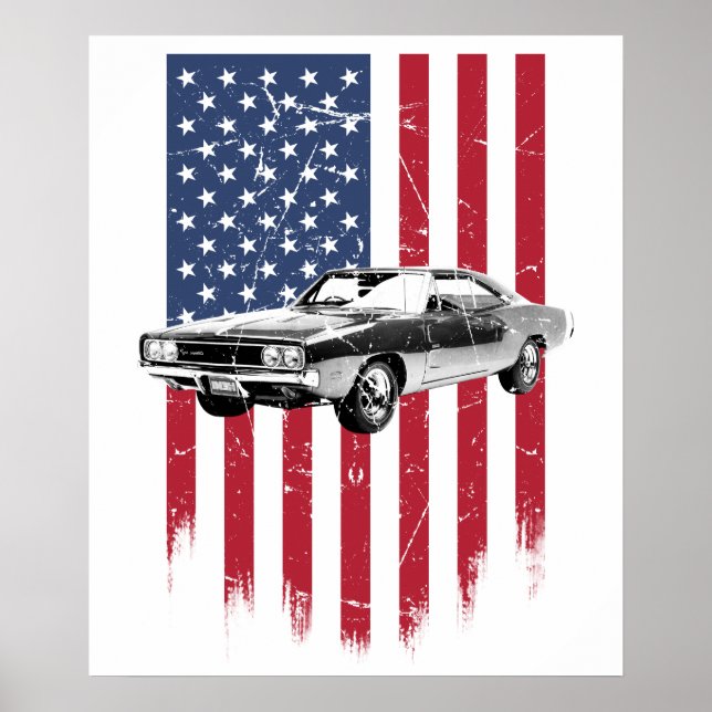 Dodge Charger Muscle Car Poster (Front)