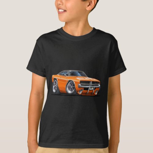Dodge Charger Orange Car T-Shirt