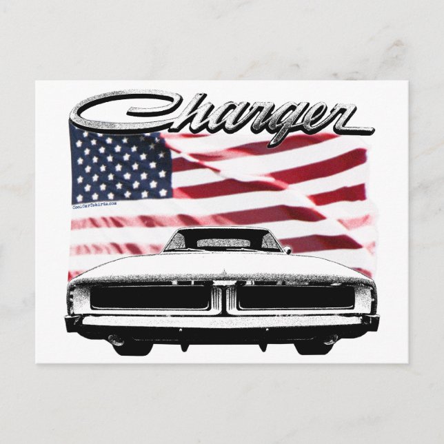 Dodge Charger Postcard (Front)