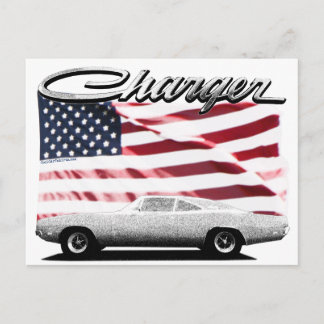 Dodge Charger Postcard