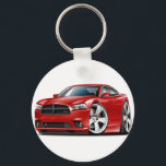 Dodge Charger RT Red Car Keychain<br><div class="desc">Keychain Template</div>