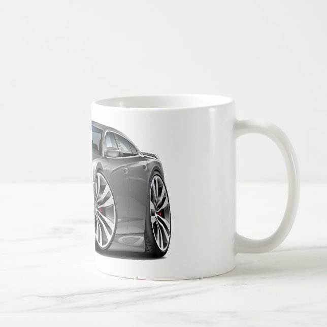 Dodge Charger SRT8 Grey Car Coffee Mug (Right)