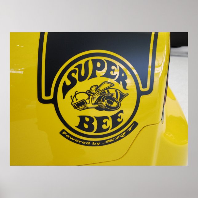 Dodge Charger SRT Super Bee Emblem Poster (Front)