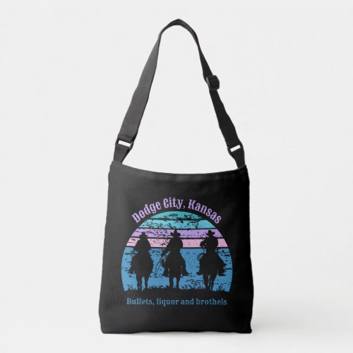 Dodge City Kansas Cowboy Crossbody Bags