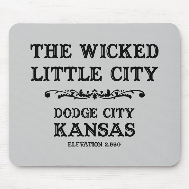 Dodge City Kansas Mouse Pad (Front)