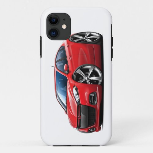 Dodge Dart Red_Black Grill Car iPhone 11 Case