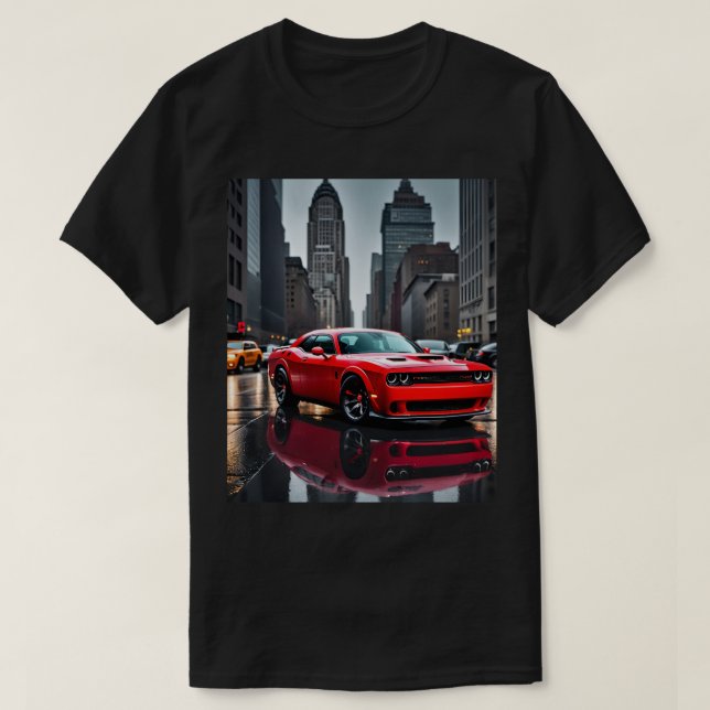 Dodge Hellcat T-Shirt – For Muscle Car Enthusiasts (Design Front)