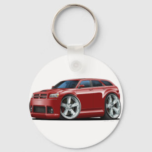 Dodge Magnum Maroon Car Keychain