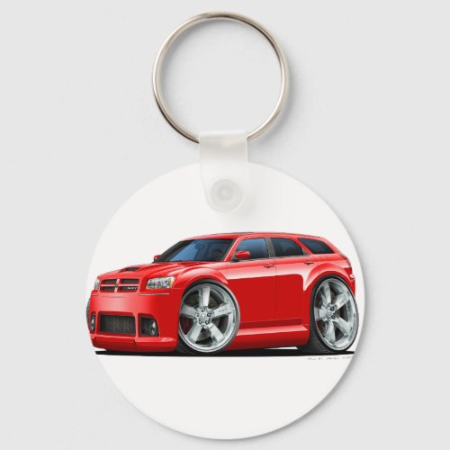Dodge Magnum Red Car Keychain