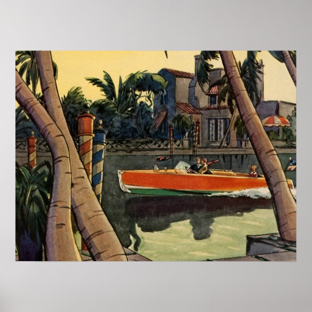 Dodge Motor Speed Boat Jungle Cruise Poster (Front)